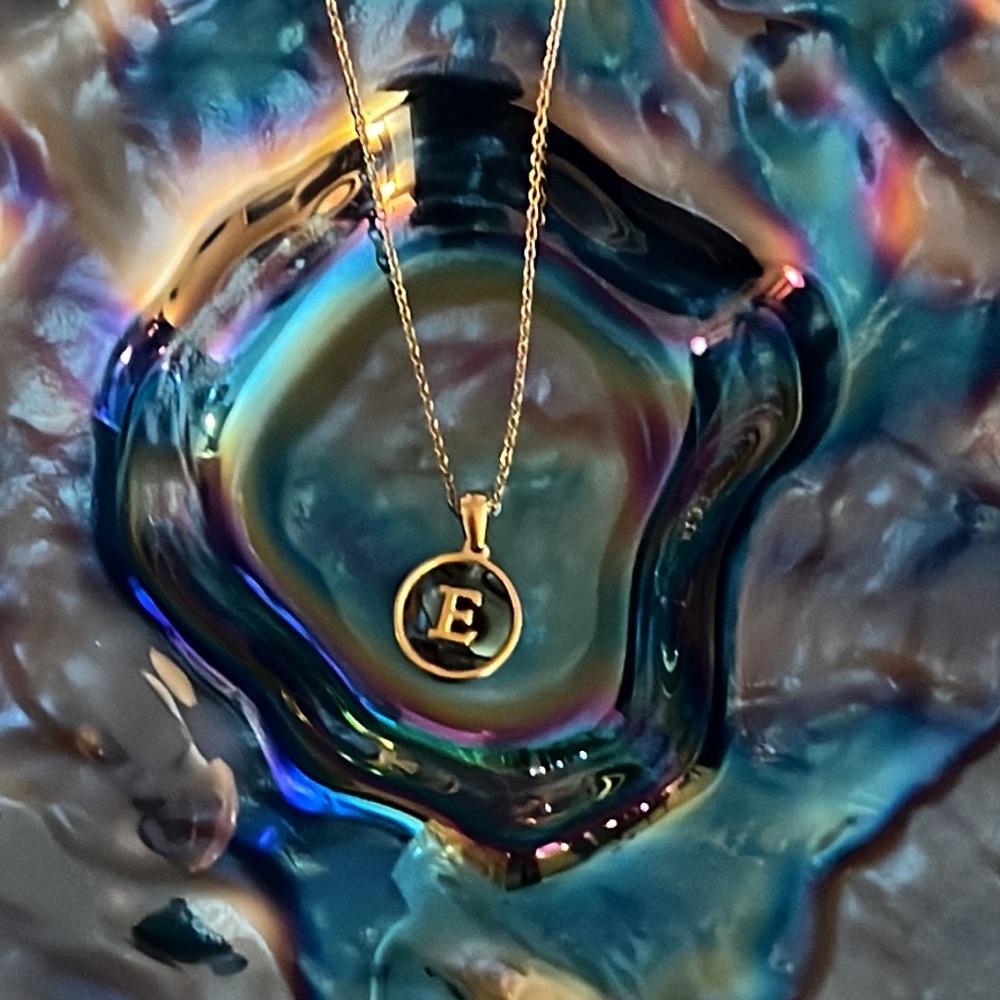 E Letter Necklace